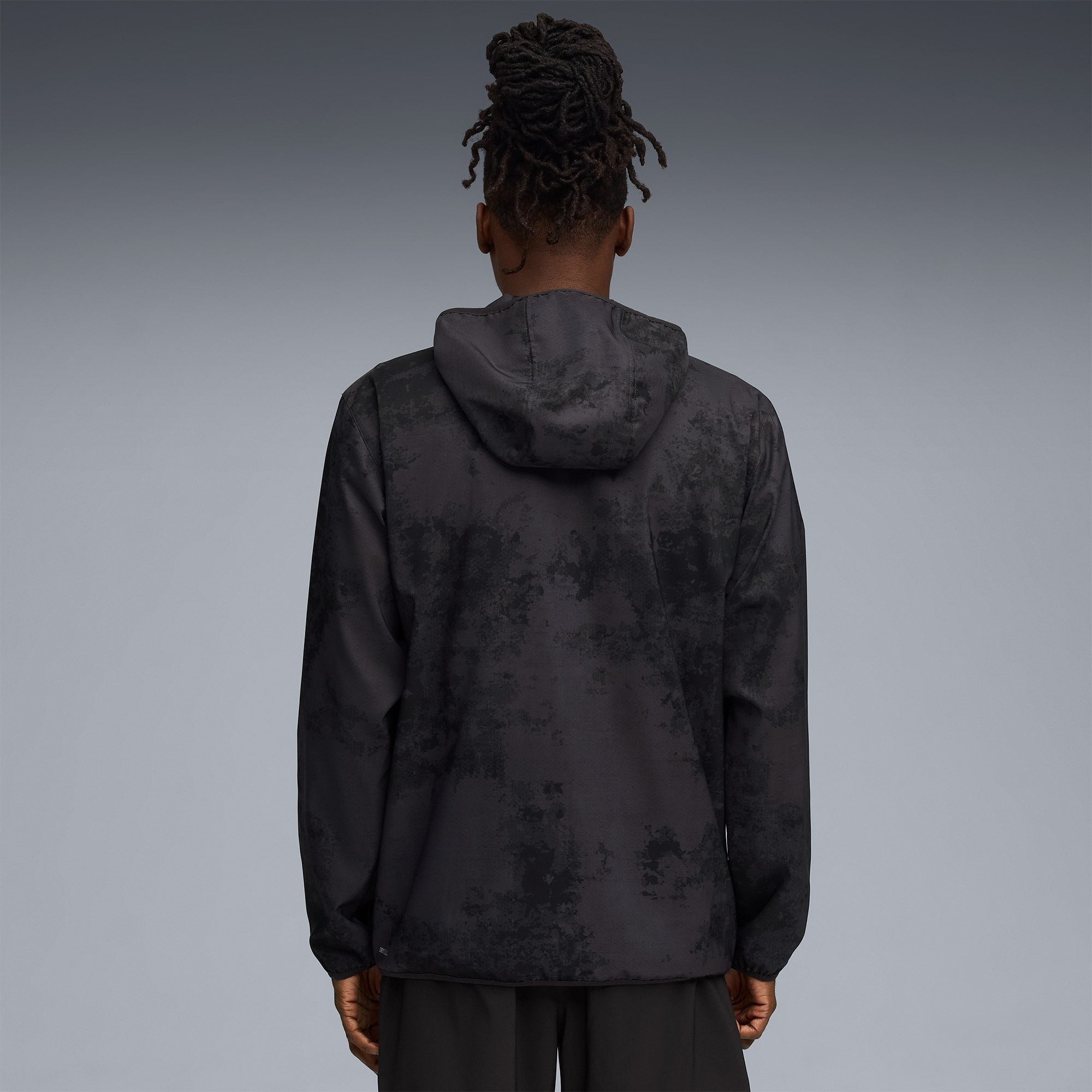 Puma M Tad Essentialential Aop Woven  Erkek Siyah Ceket