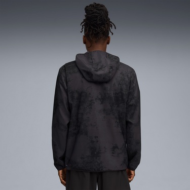  Puma M Tad Essentialential Aop Woven  Erkek Siyah Ceket