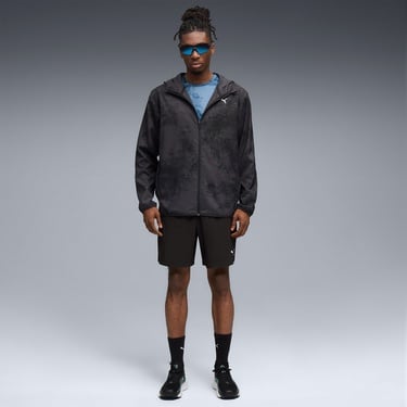  Puma M Tad Essentialential Aop Woven  Erkek Siyah Ceket