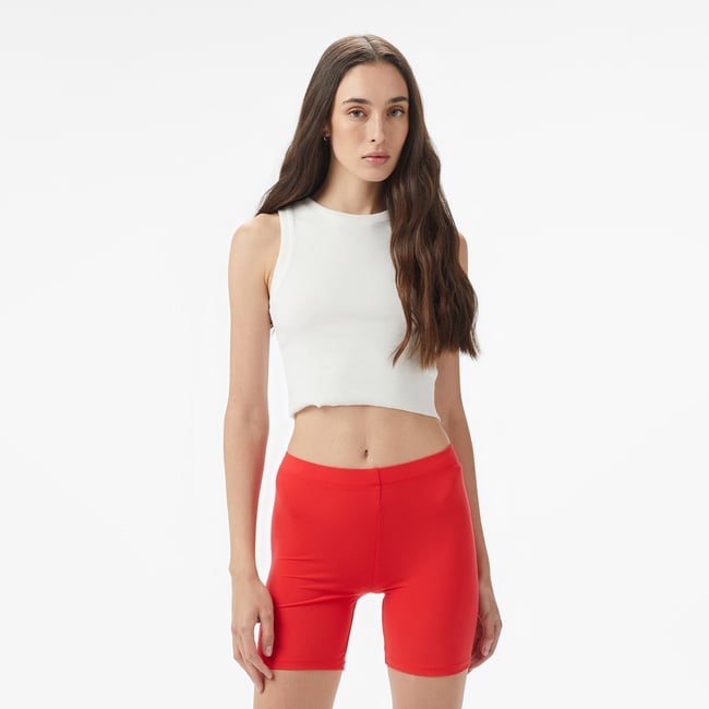  Everlast Relaxed Rib Thick-Strapped Kadın  Beyaz Atlet