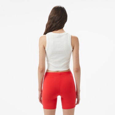  Everlast Relaxed Rib Thick-Strapped Kadın  Beyaz Atlet