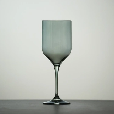  Sunset Kristal Kırmızı Şarap Kadehi Koyu Yeşil 400 cc