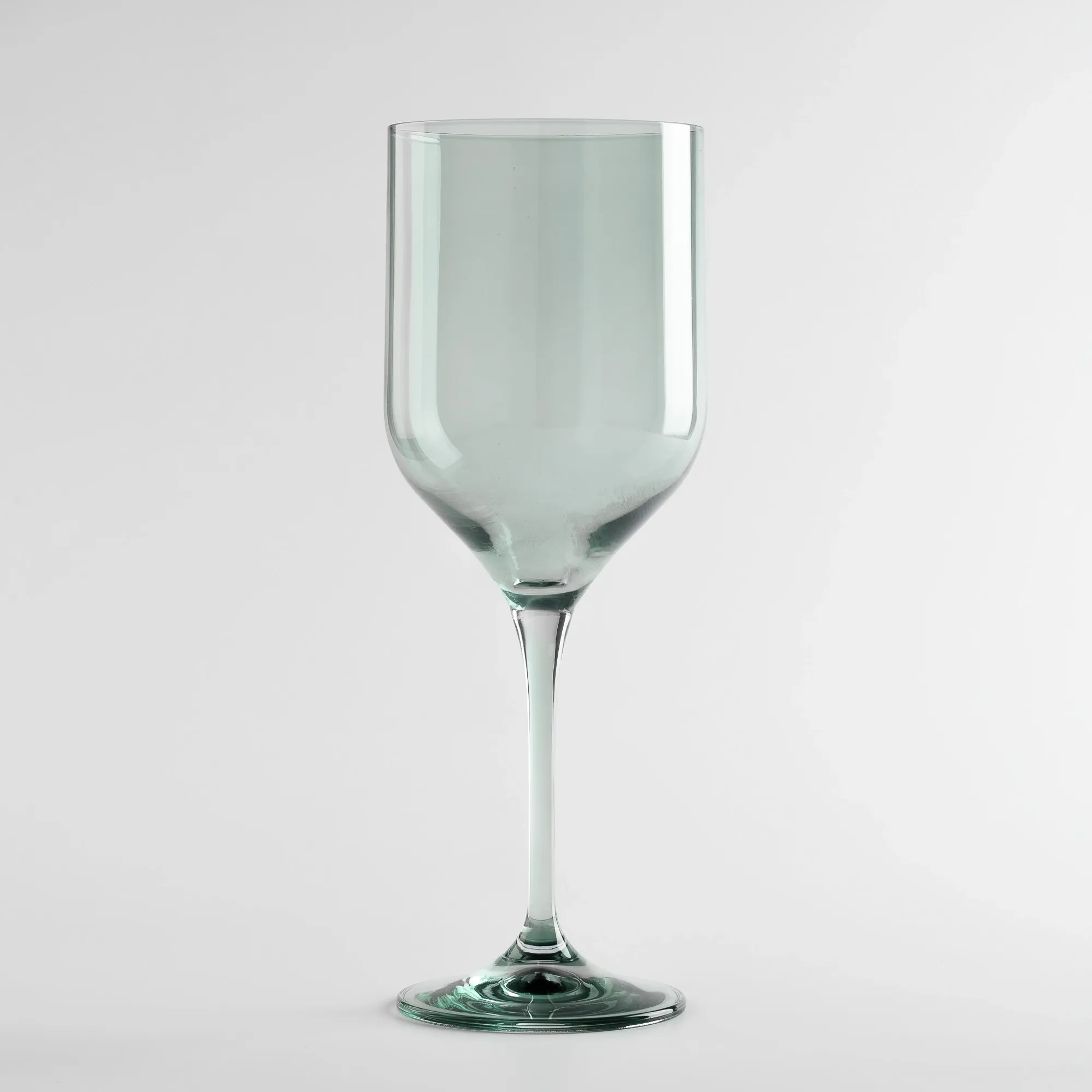  Sunset Kristal Kırmızı Şarap Kadehi Koyu Yeşil 400 cc