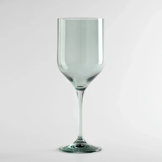  Sunset Kristal Kırmızı Şarap Kadehi Koyu Yeşil 400 cc