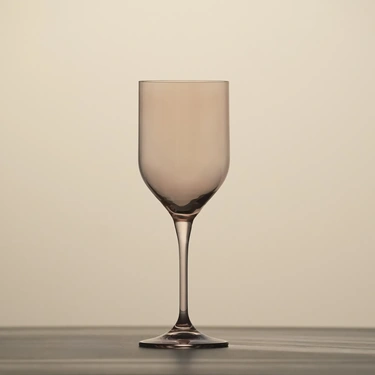  Sunset Kristal Beyaz Şarap Kadehi Pudra 330 cc