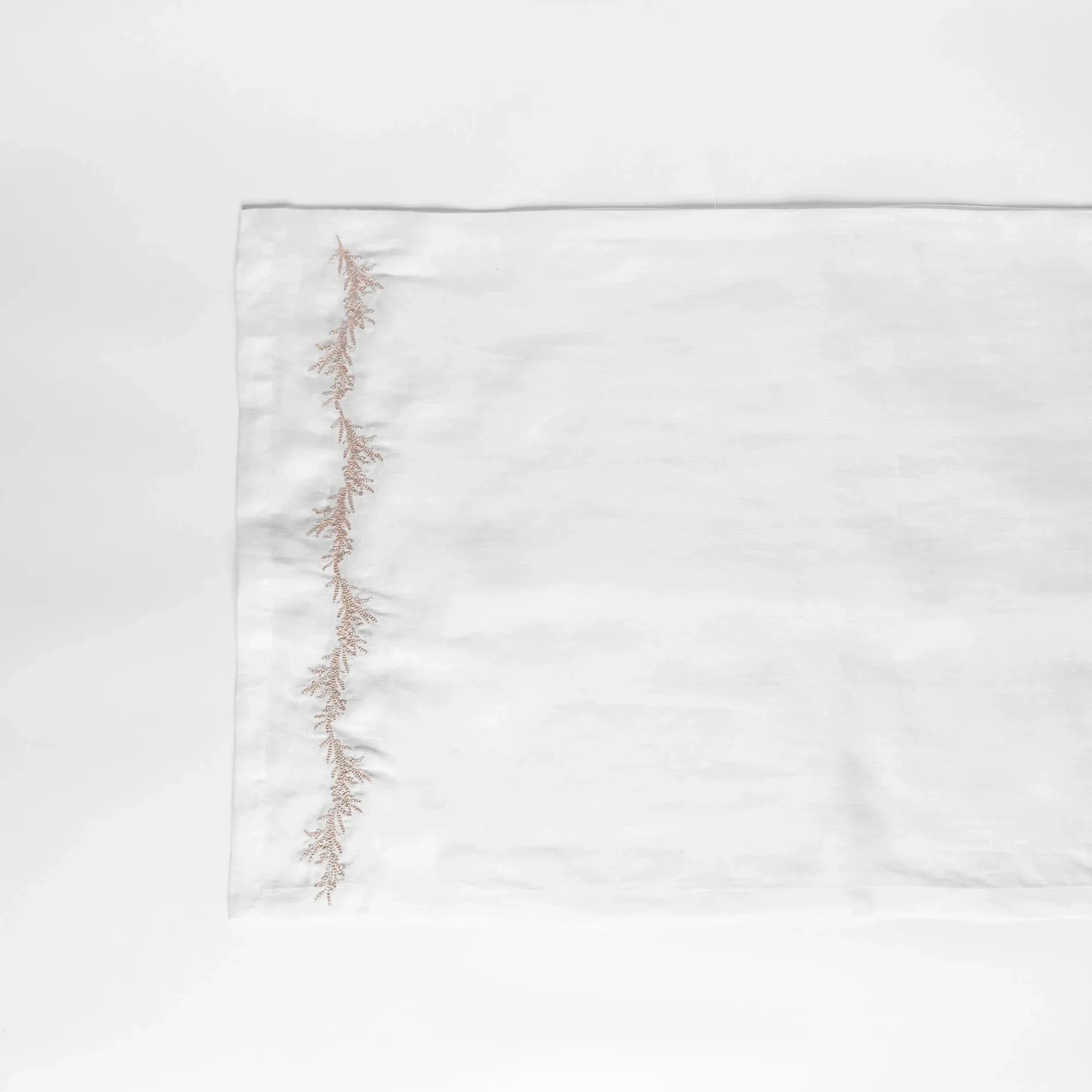 Qua Home Petite % 100 Keten Beyaz Amerikan Servis 35x50 cm