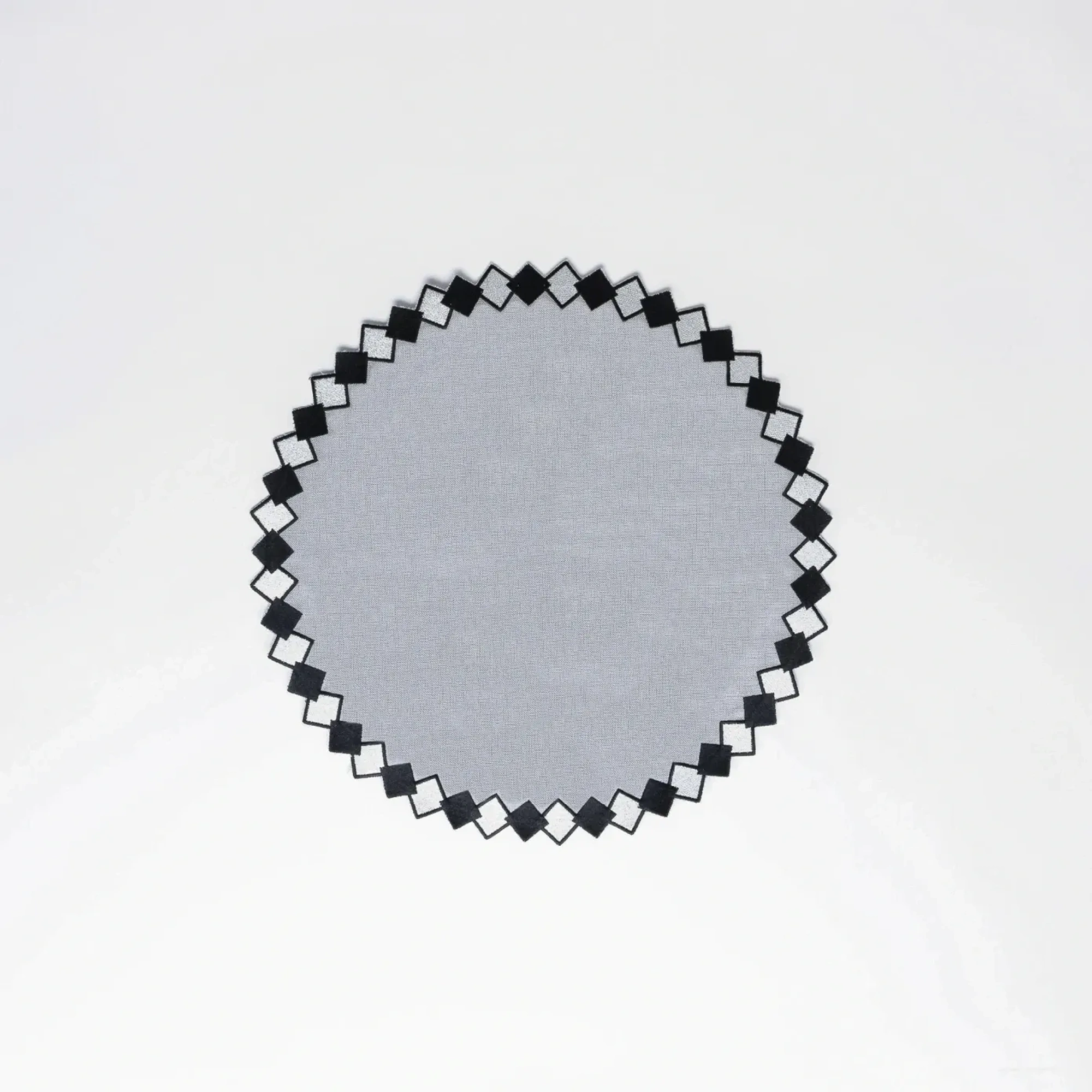 Qua Home Matilda Amerikan Servis Gri 40x40 cm