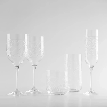  Yvette Kristal Meşrubat Bardağı 440 cc