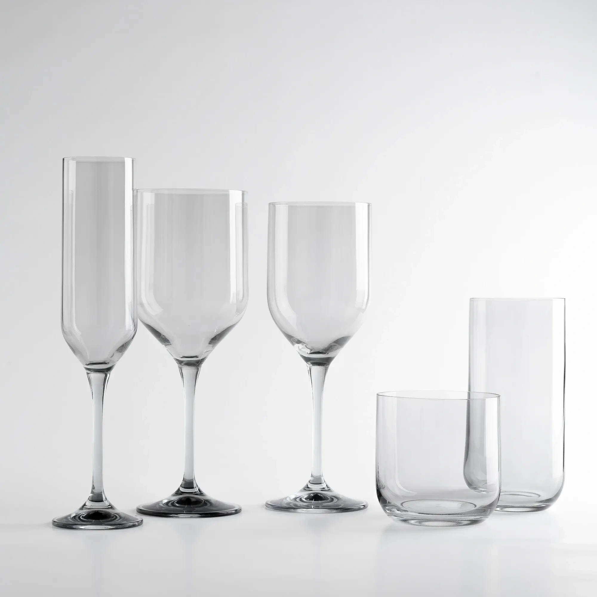 Sunset Kristal Su Bardağı Antrasit 330 cc