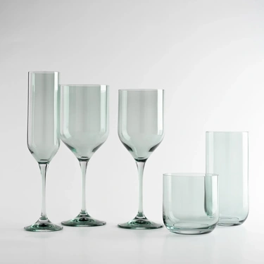  Sunset Kristal Meşrubat Bardağı Koyu Yeşil 440 cc