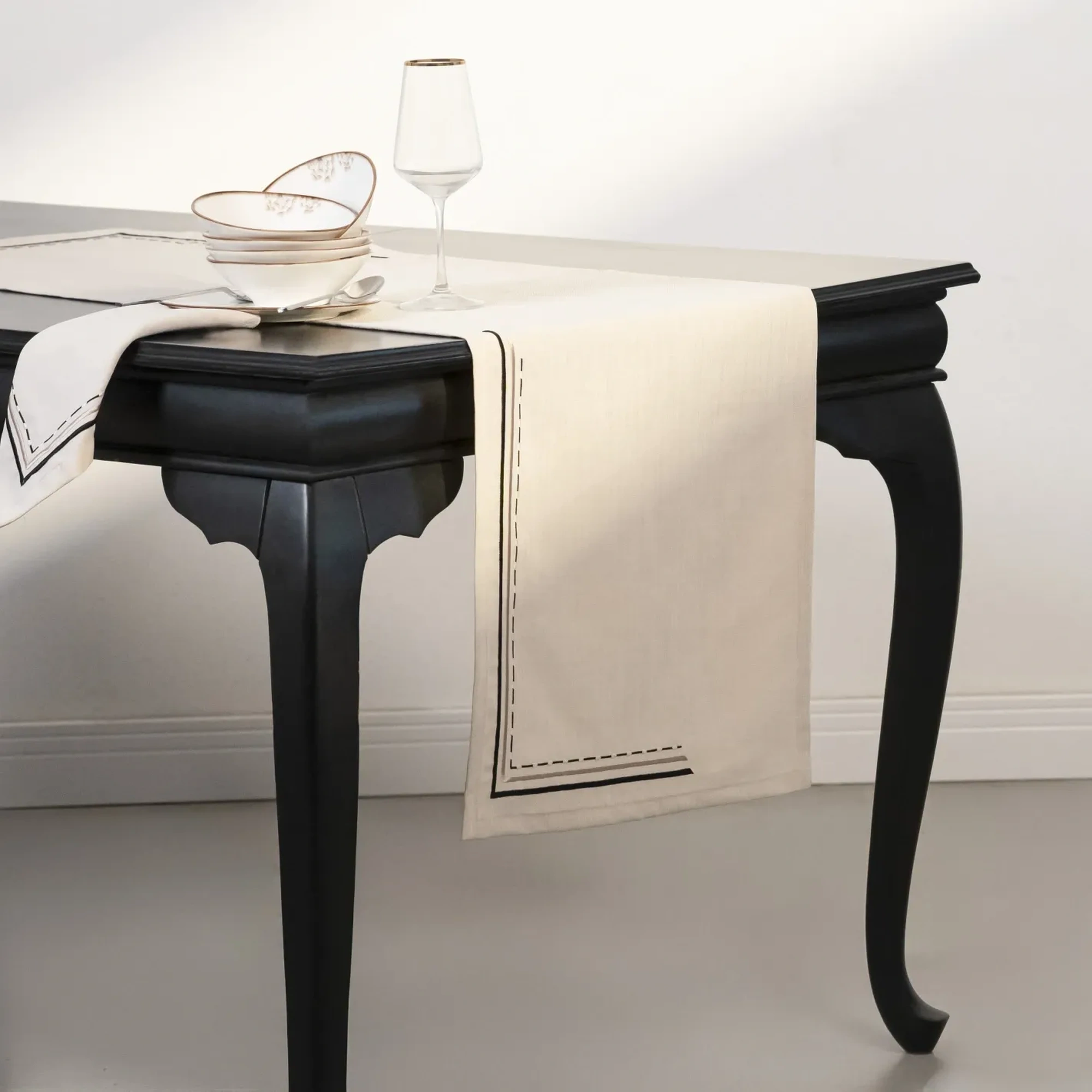 Qua Home Sahara Runner Bej Mavi 45x150 cm