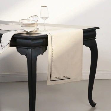  Qua Home Sahara Runner Bej Mavi 45x150 cm