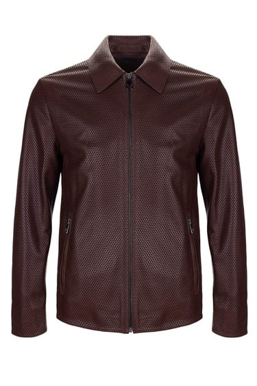  Tamer Tanca Erkek Hakiki Deri Fındık Deri Mont