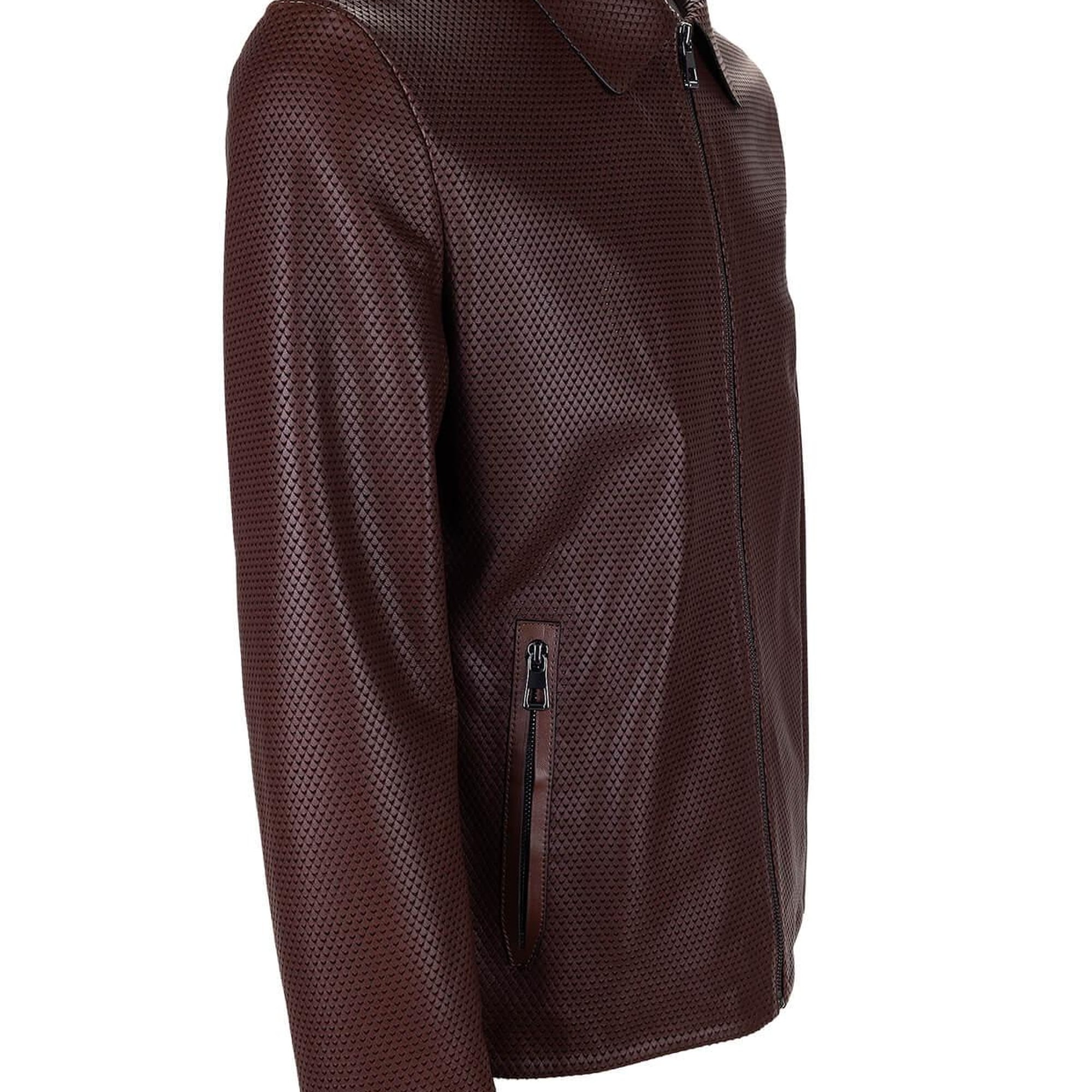 Tamer Tanca Erkek Hakiki Deri Fındık Deri Mont