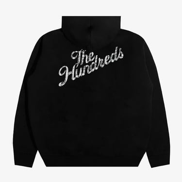  The Hundreds Snake Slant Pullover Erkek Siyah Hoodie