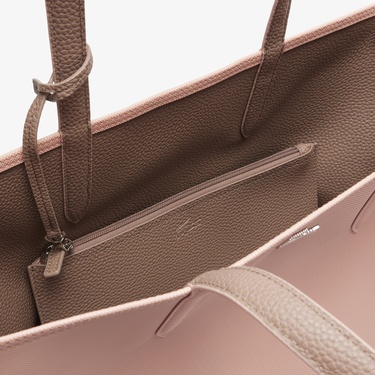  Lacoste Anna Kadın Çift Taraflı Pembe Omuz Çantası