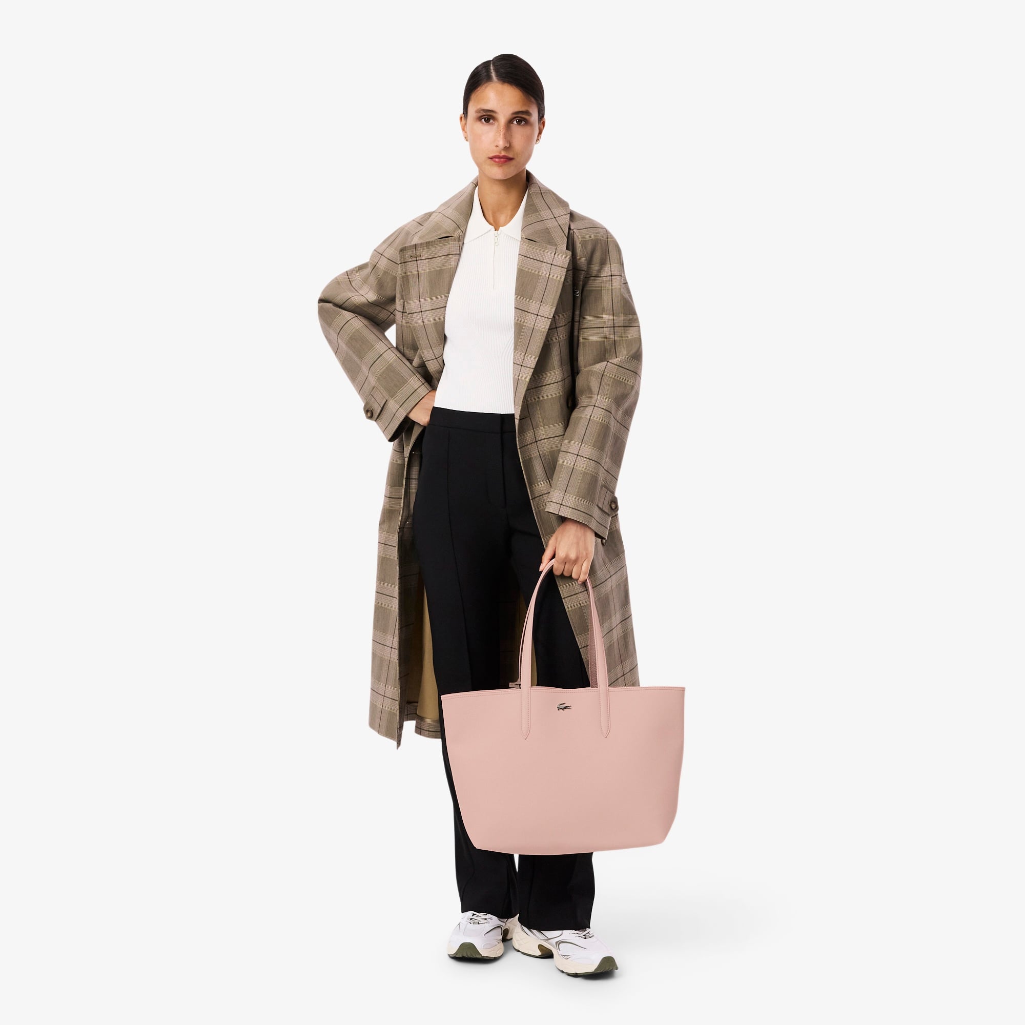 Lacoste Anna Kadın Çift Taraflı Pembe Omuz Çantası