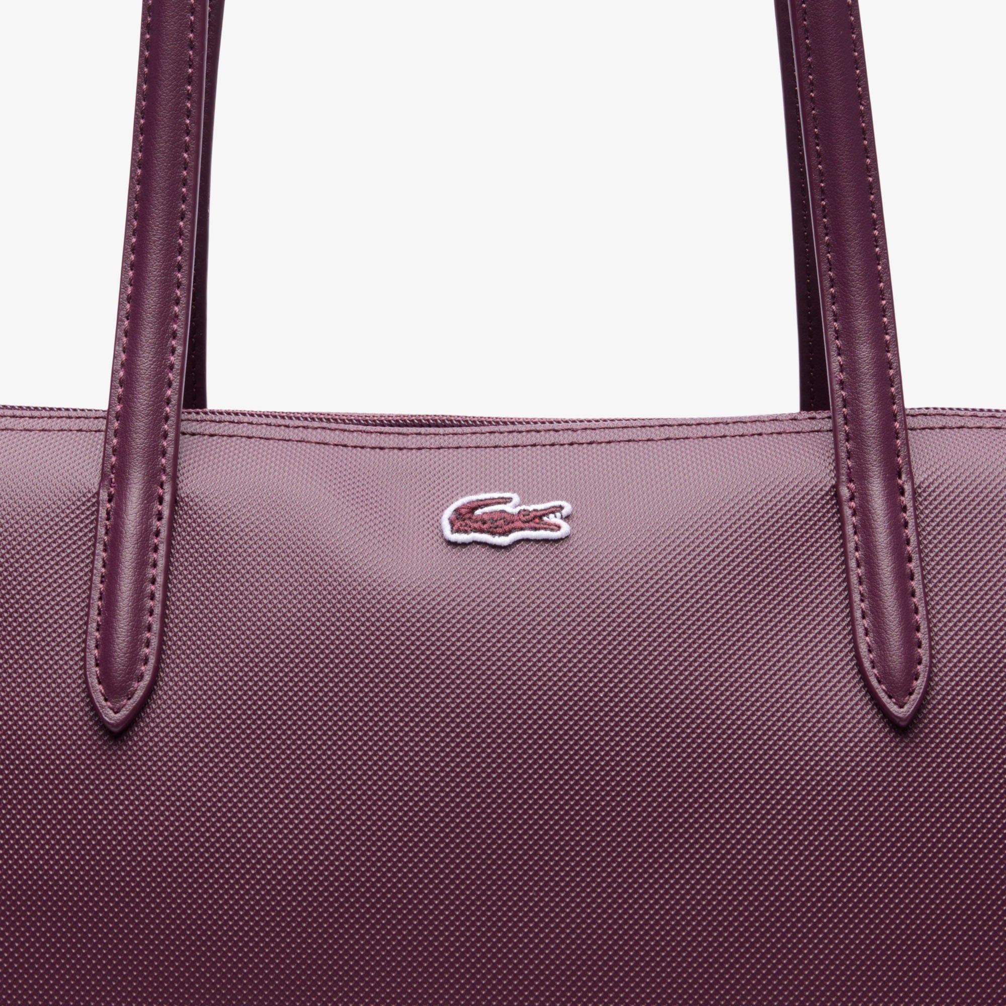 Lacoste Large L.12.12 Kadın Bordo Omuz Çantası