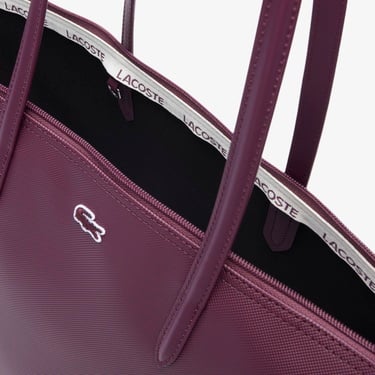  Lacoste Large L.12.12 Kadın Bordo Omuz Çantası