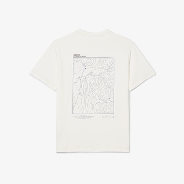  Lacoste Erkek Classic Fit Bisiklet Yaka Beyaz T-Shirt