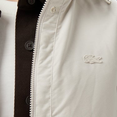  Lacoste Kadın Kapüşonlu Beyaz Mont