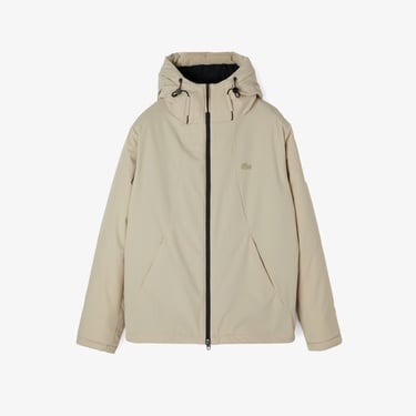  Lacoste Erkek Kapüşonlu Bej Mont