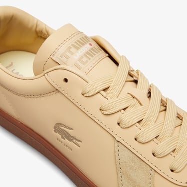  Lacoste Baseshot Pro Erkek Bej Sneaker