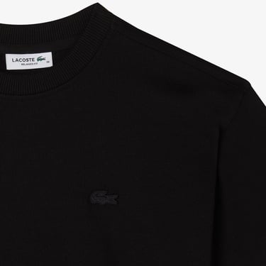  Lacoste Kadın Loose Fit Bisiklet Yaka Siyah T-Shirt