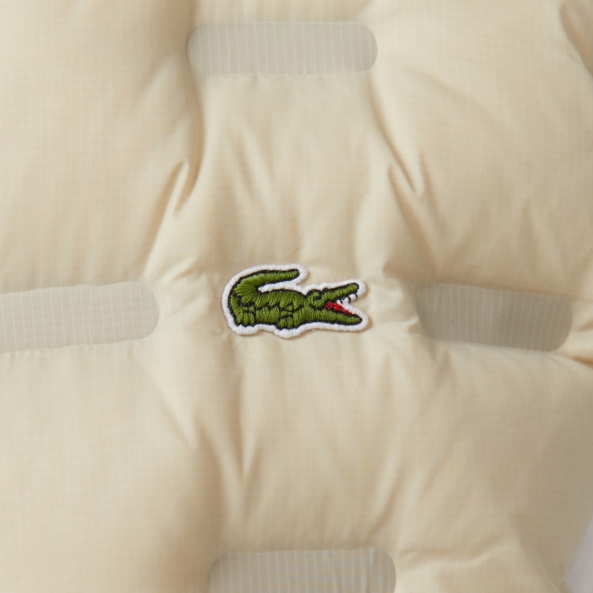 Lacoste Erkek Dik Yaka Kapitone Açık Gri Yelek