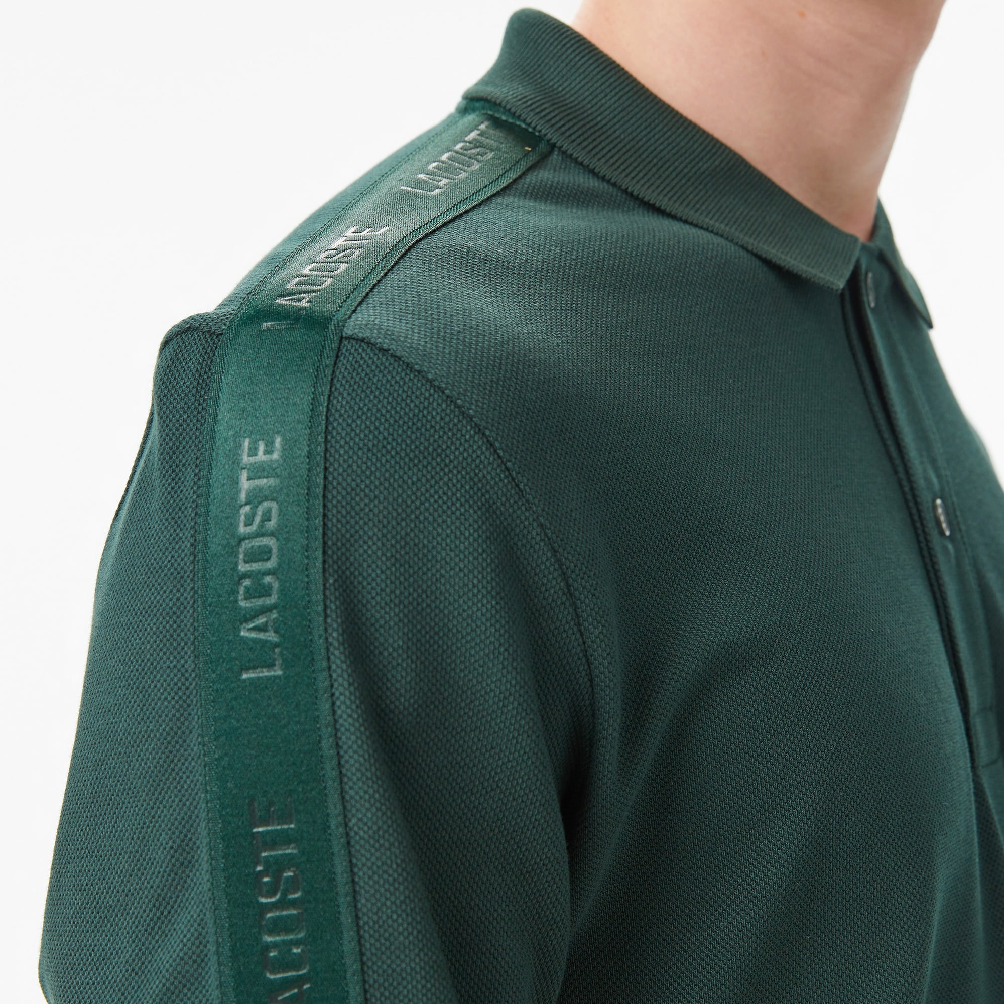 Lacoste Erkek Regular Fit Uzun Kollu Koyu Yeşil Polo