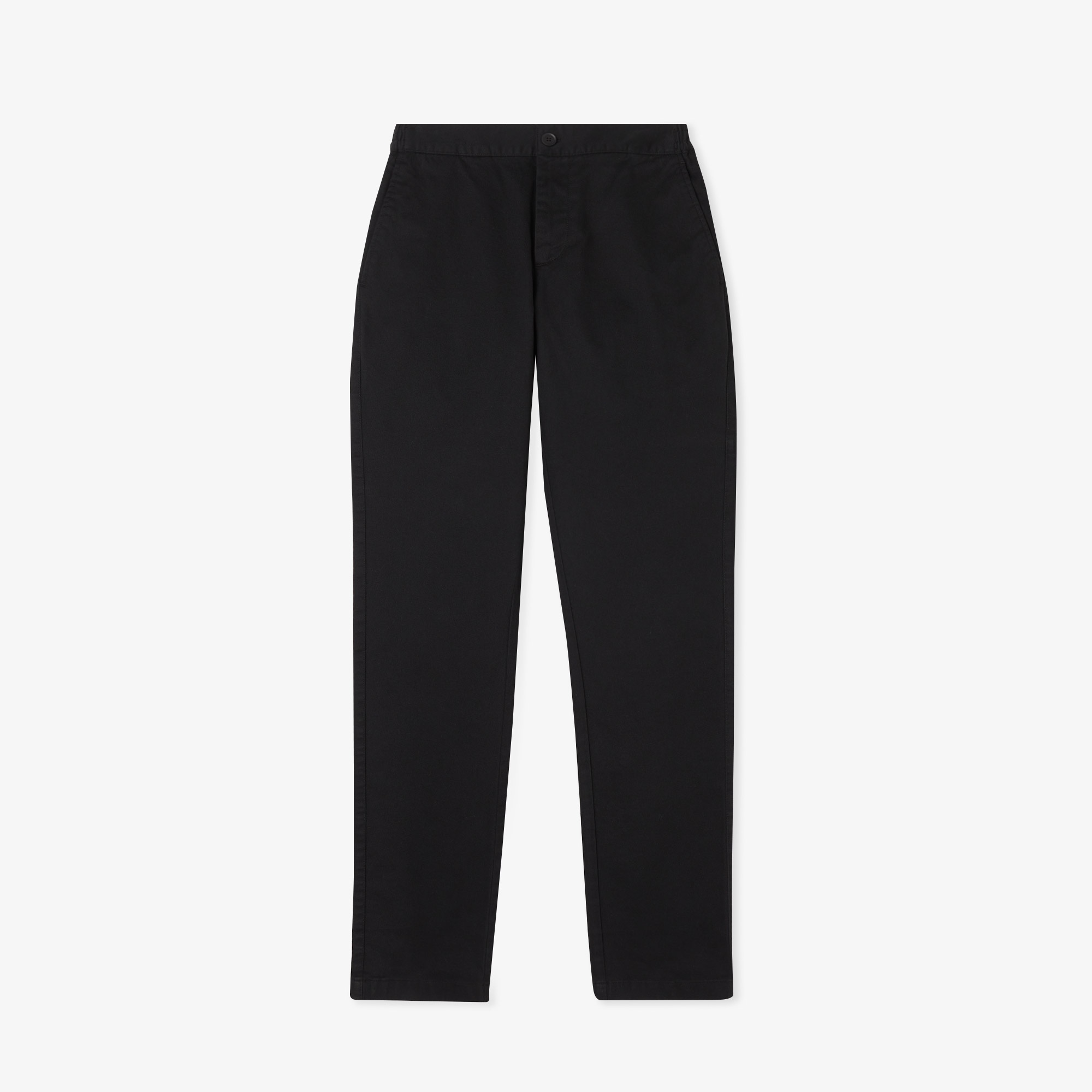 Erkek Slim Fit Siyah Chino Pantolon