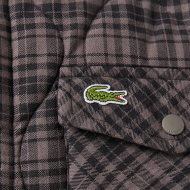  Lacoste Erkek Relaxed Fit Kareli Siyah Gömlek