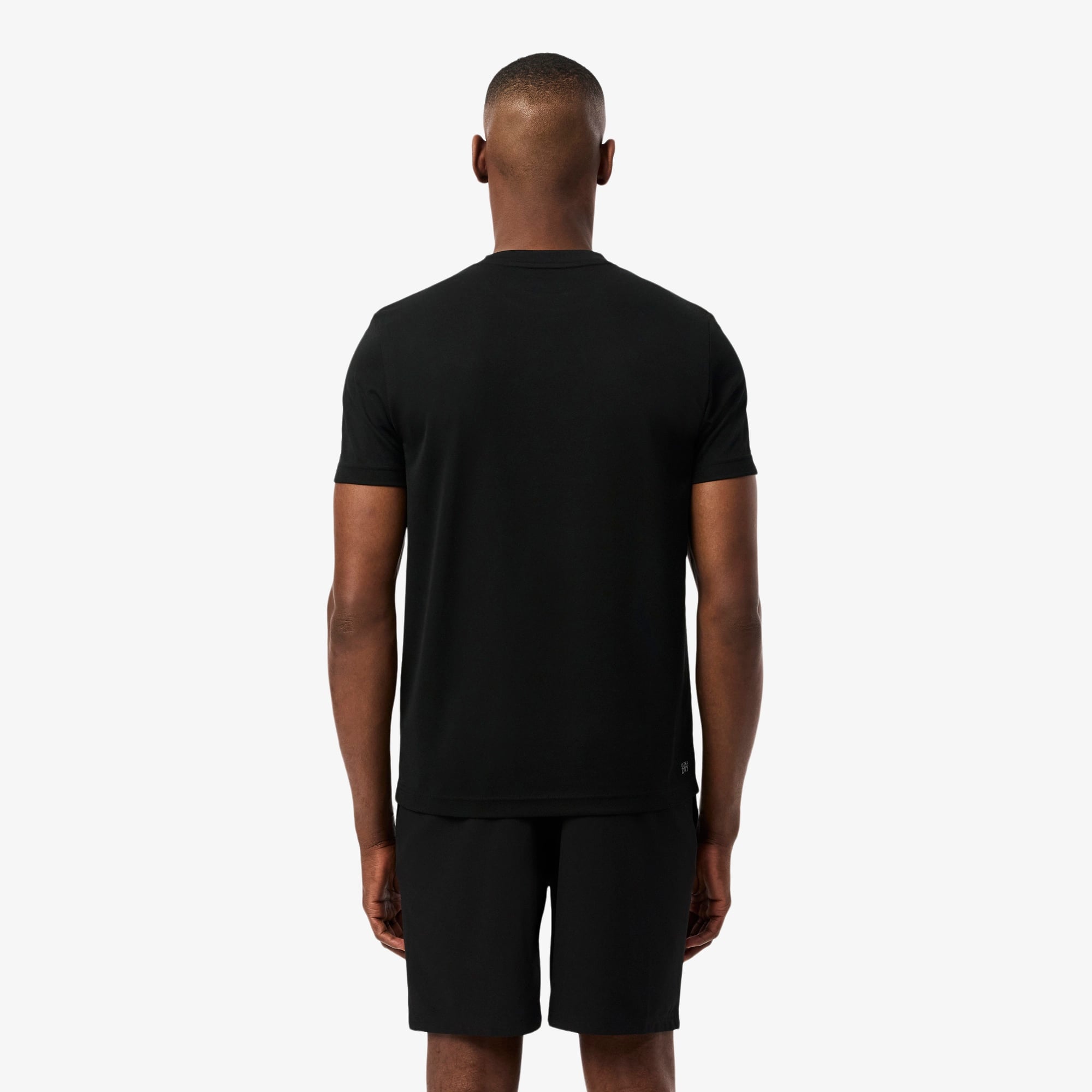 Lacoste Tennis x Novak Djokovic Erkek Regular Fit Siyah Şort