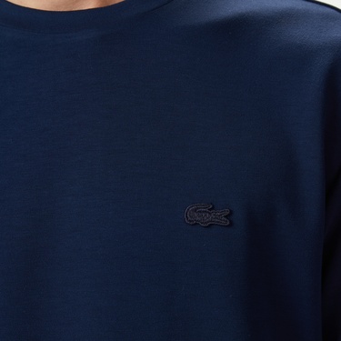  Lacoste Erkek Oversize Fit Bisiklet Yaka Lacivert T-Shirt