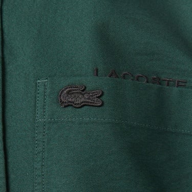  Lacoste Erkek Regular Fit Düğmeli Yaka Yeşil Gömlek