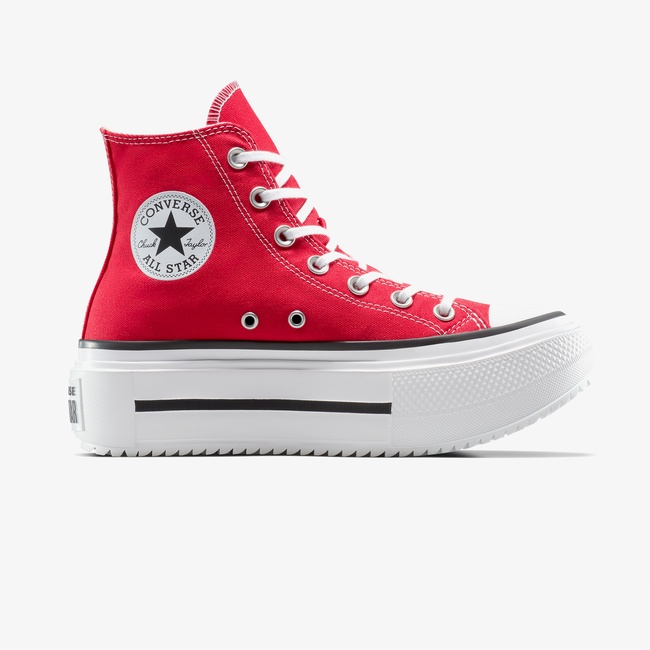  Converse Chuck Taylor All Star Lift Double Stack Platform Unisex Kırmızı Sneaker