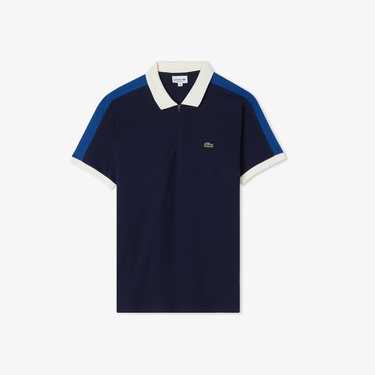  Lacoste Erkek Regular Fit Renk Bloklu Lacivert Polo
