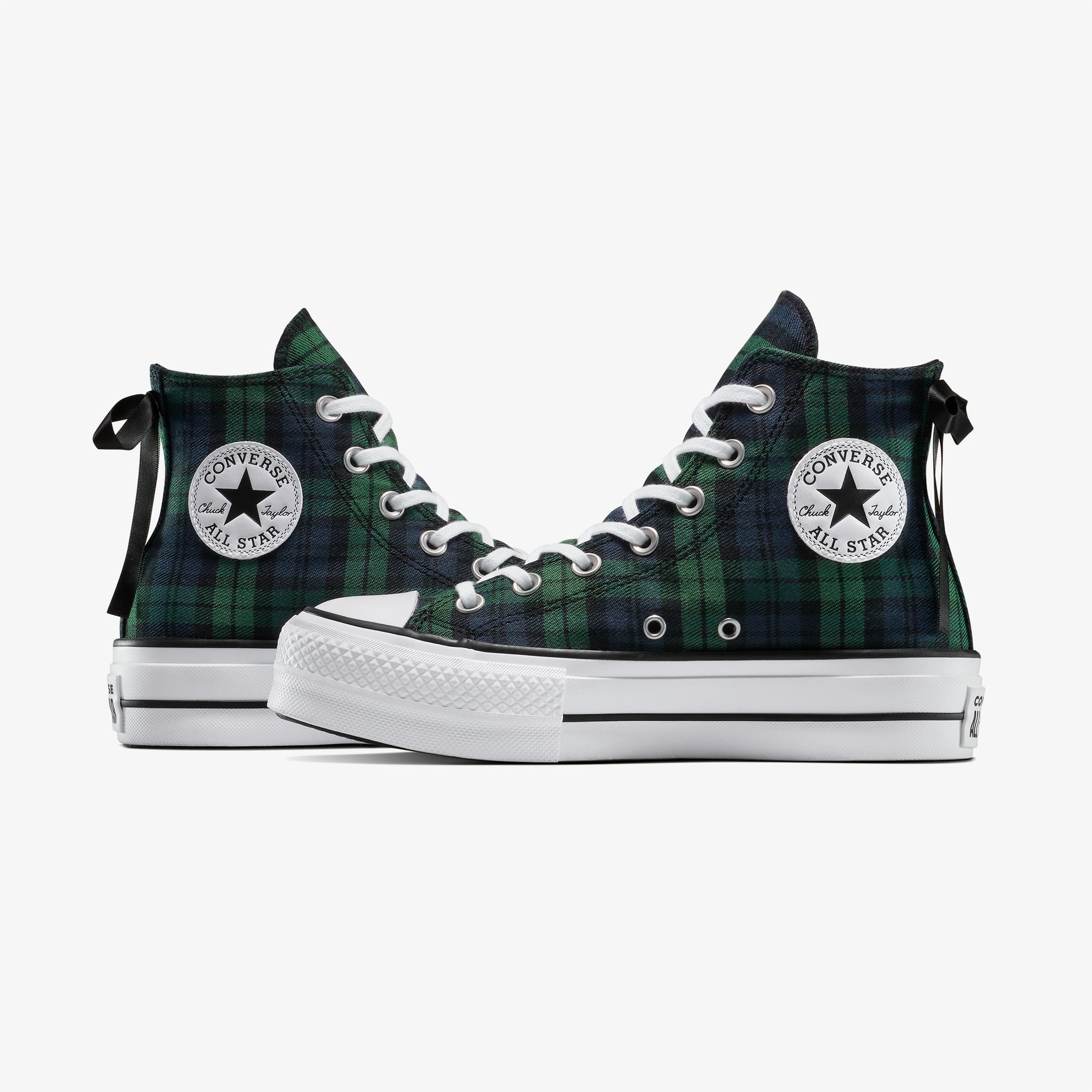 Converse Converse Lacivert Chuck Taylor All Star Lift Platform Kadın Yeşil Sneaker | FashFed Lacivert - 8. görsel
