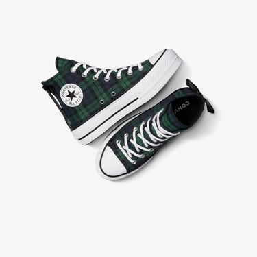  Converse Chuck Taylor All Star Lift Platform Kadın Yeşil Sneaker