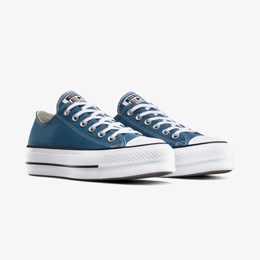  Converse Chuck Taylor All Star Lift Platform Kadın Mavi Sneaker