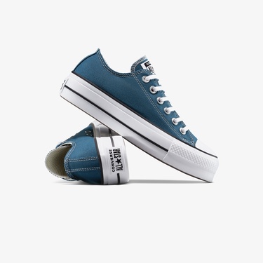  Converse Chuck Taylor All Star Lift Platform Kadın Mavi Sneaker