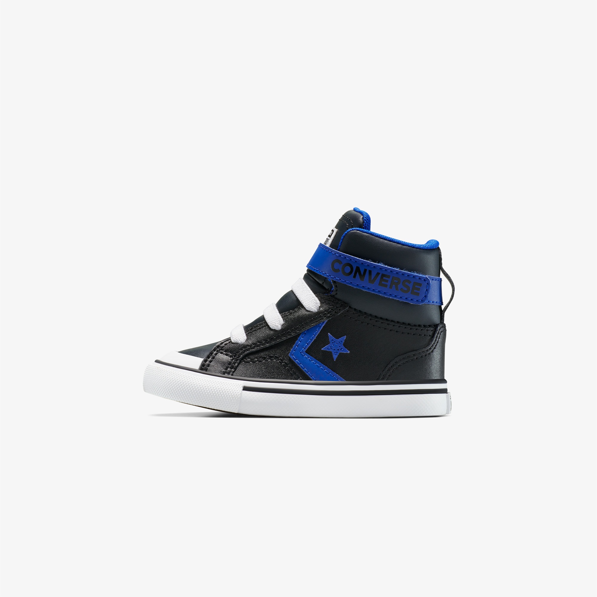 Converse Pro Blaze Strap Leather Easy On Çocuk Siyah Sneaker