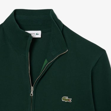  Lacoste Erkek Regular Fit Fermuarlı Yeşil Hırka