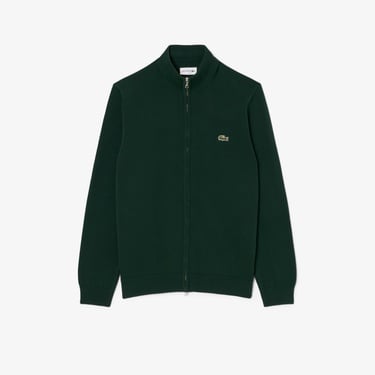  Lacoste Erkek Regular Fit Fermuarlı Yeşil Hırka