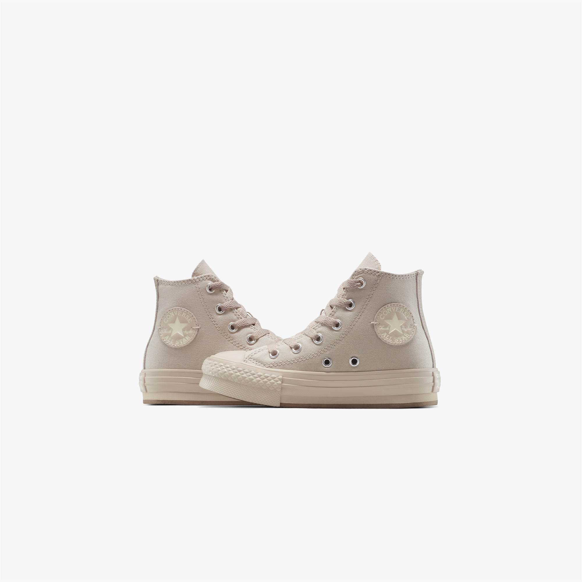 Converse Chuck Taylor All Star EVA Lift Platform Çocuk Bej Sneaker