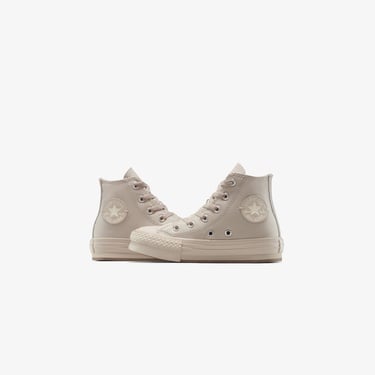  Converse Chuck Taylor All Star EVA Lift Platform Çocuk Bej Sneaker