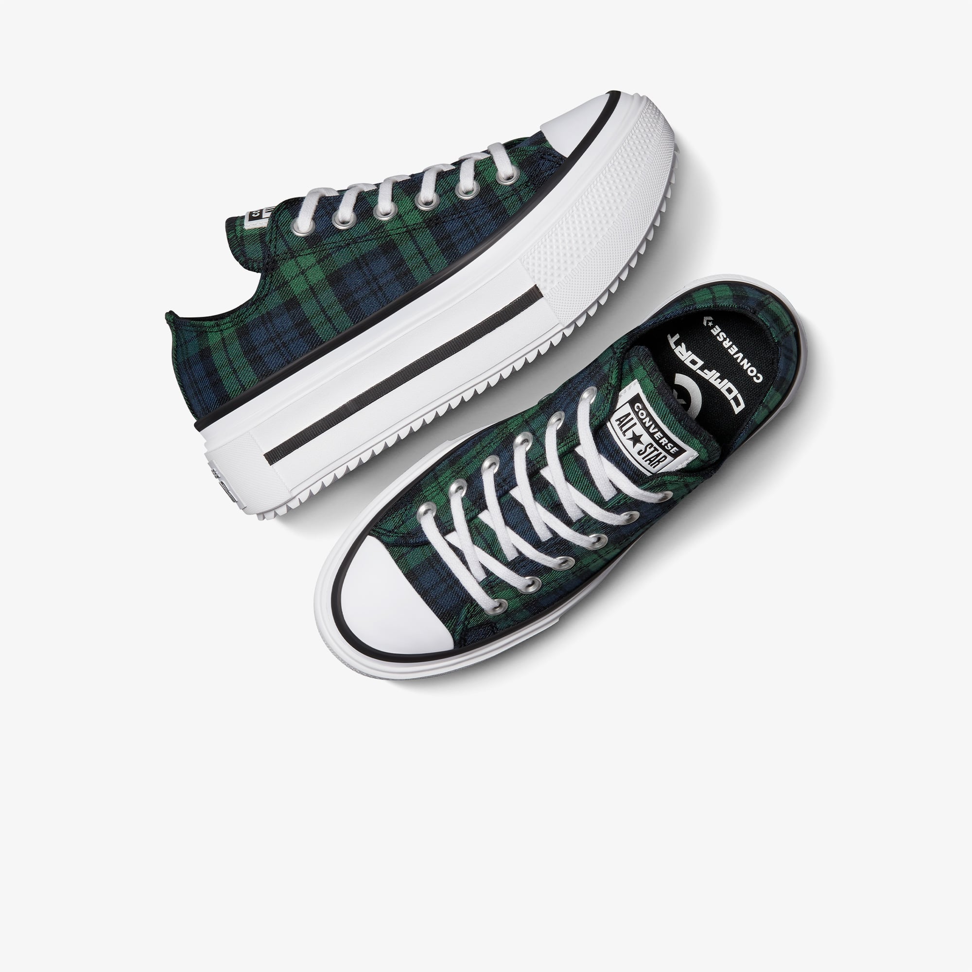 Converse Converse Lacivert Chuck Taylor All Star Lift Double Stack Platform Unisex Koyu Yeşil Sneaker | FashFed Lacivert - 6. görsel