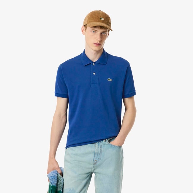  Lacoste L.12.12 Erkek Classic Fit Koyu Mavi Polo