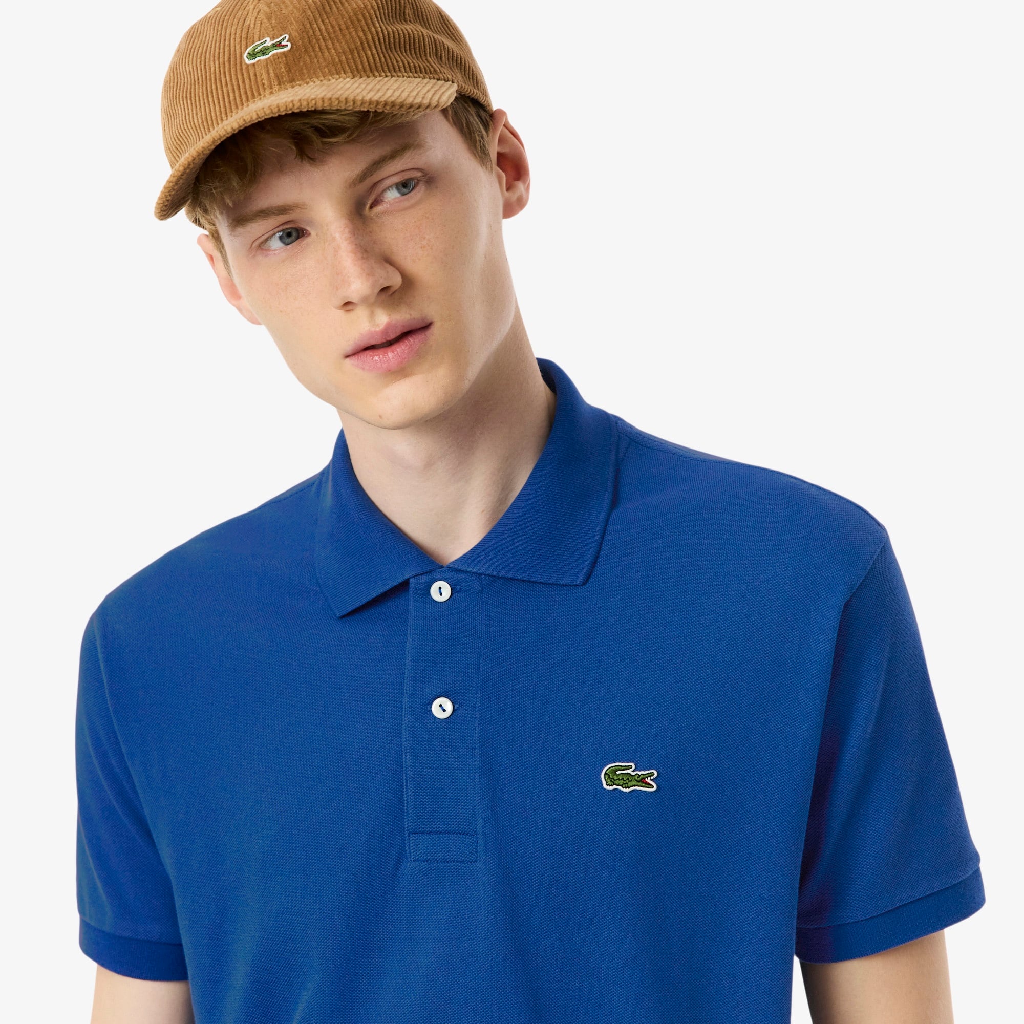 L.12.12 Erkek Classic Fit Koyu Mavi Polo