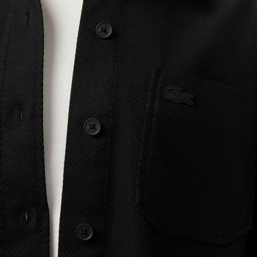  Kadın Relaxed Fit Siyah Dış Gömlek